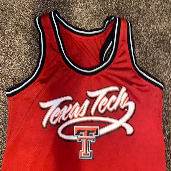 Red Texas Tech Basketball Jersey - Picture 1 of 2